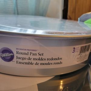 3 pc cake pan set